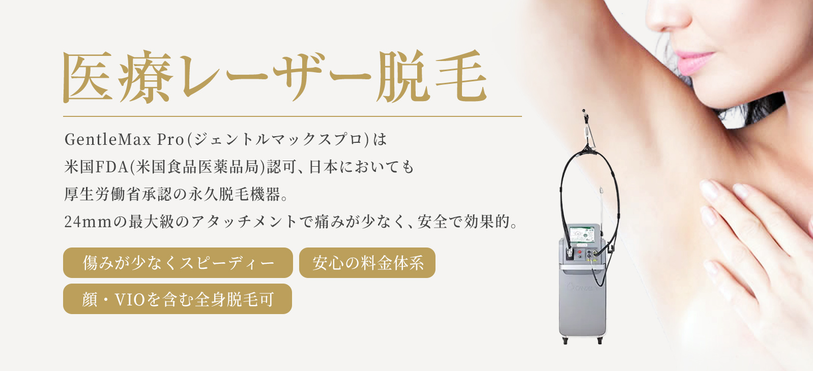 医療レーザー脱毛